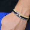 Power of Stones for men Semi-Precious Gemstone Stretch Bracelet