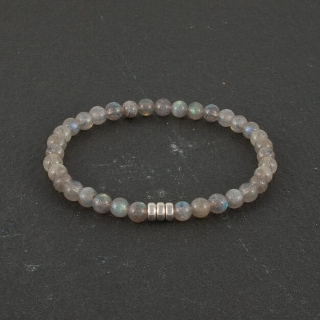 Limited Edition - Adventure for men Labradorite and Sterling Silver Bracelet mini