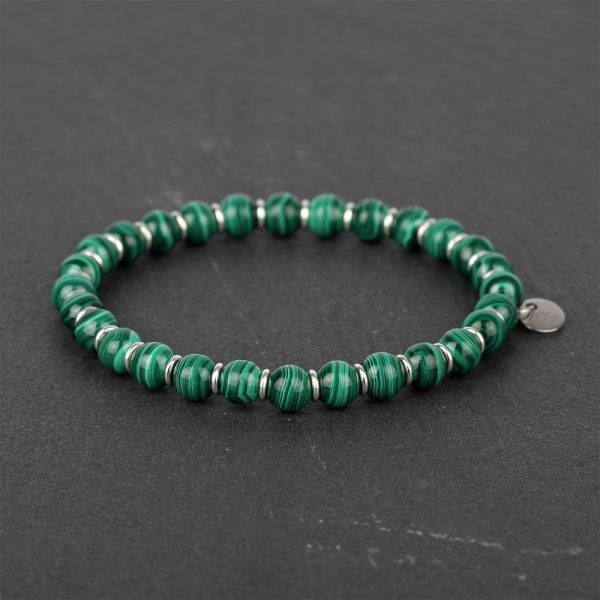 Megberry Signature for Men - Malachite & Sterling Silver