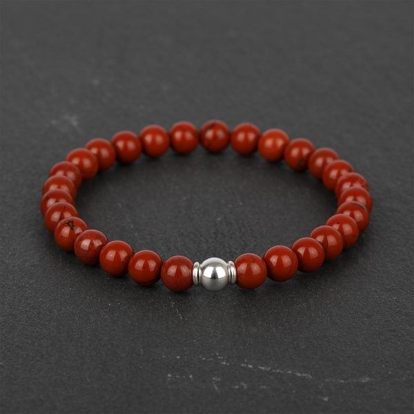 Adventure for Men - Red Jasper & Sterling Silver