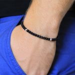 Noir for men Back Matt Onyx & Sterling Silver