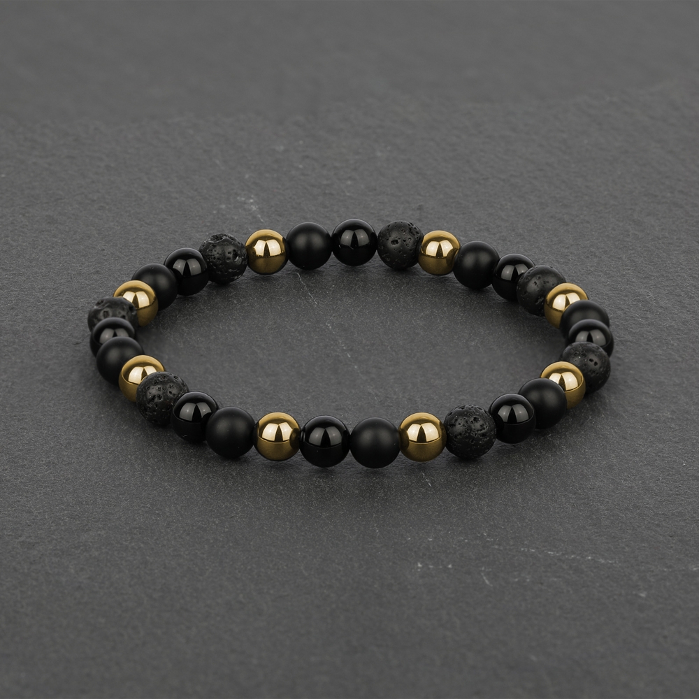 Dainty black onyx bracelet - NicteShop