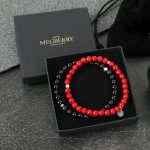 Black Onyx, Turquoise & Carnelian Bracelet Gift Set