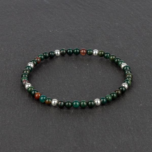 Megberry Bloodstone Beaded bracelet