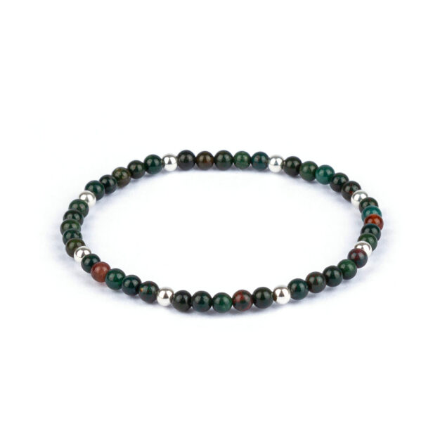 Megberry Bloodstone Beaded bracelet