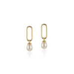 Emma Gold Pearl Drop Earrings
